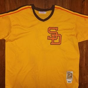 Mitchell & Ness - Cooperstown Collection - San Diego Padres 1983 Practice Jersey